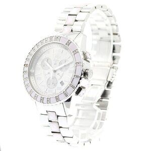 Dior crystal CD114315 Chronograph Silver Dial Quartz Boy's Watch